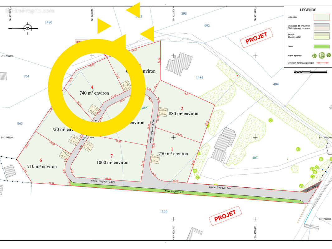 Terrain à SAINT-PAL-DE-MONS