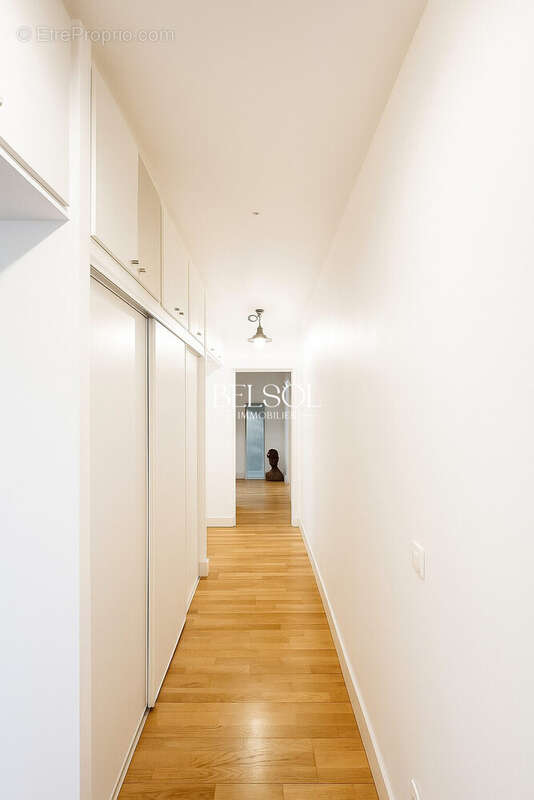 Placards tout le long du couloir - Appartement à PERPIGNAN