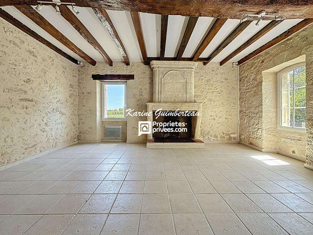 Maison en pierre Fronsadais 160 m2 + jardin + dépendance + garage - photo 4