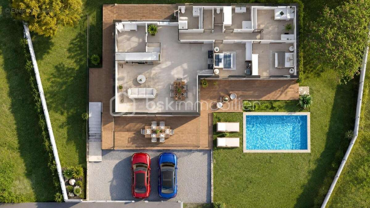 A BELGENTIER (83210) – Terrain constructible de 1 017 m² avec permis accordé pour villa, piscine et garage, vue dominante. Libre - photo 13