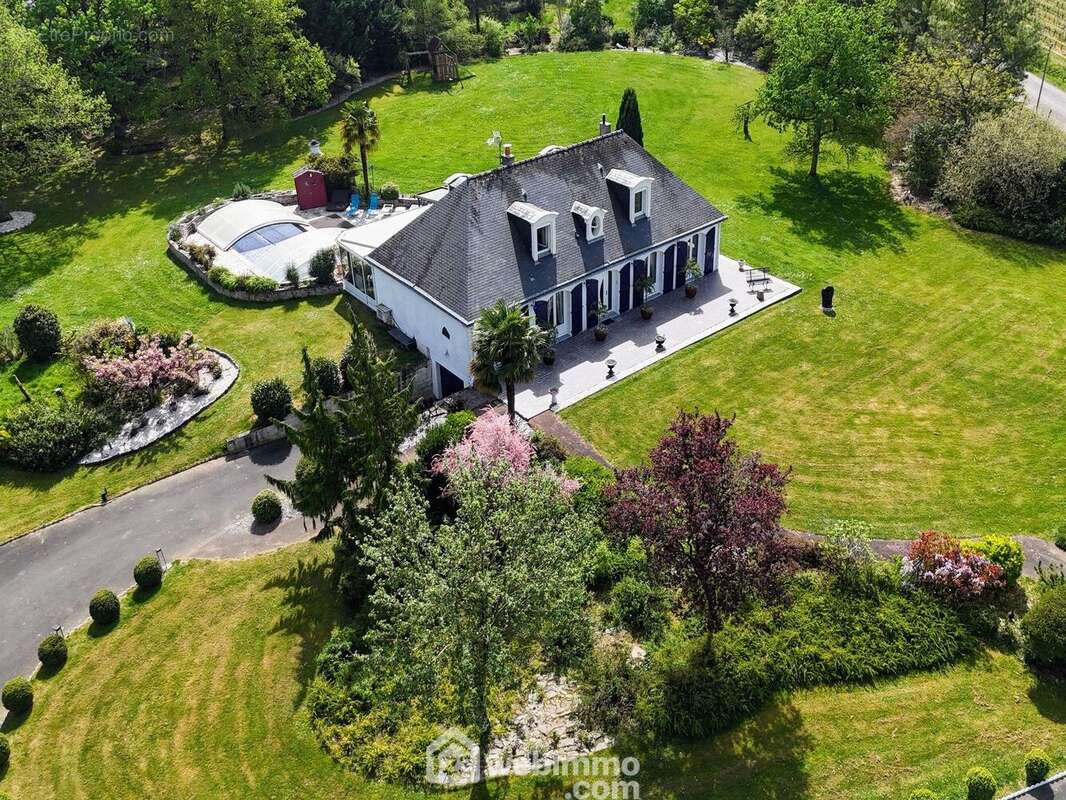 Au c½ur d'un parc arboré et paysagé de plus d'un hectare... - Maison à BRISSAC-QUINCE