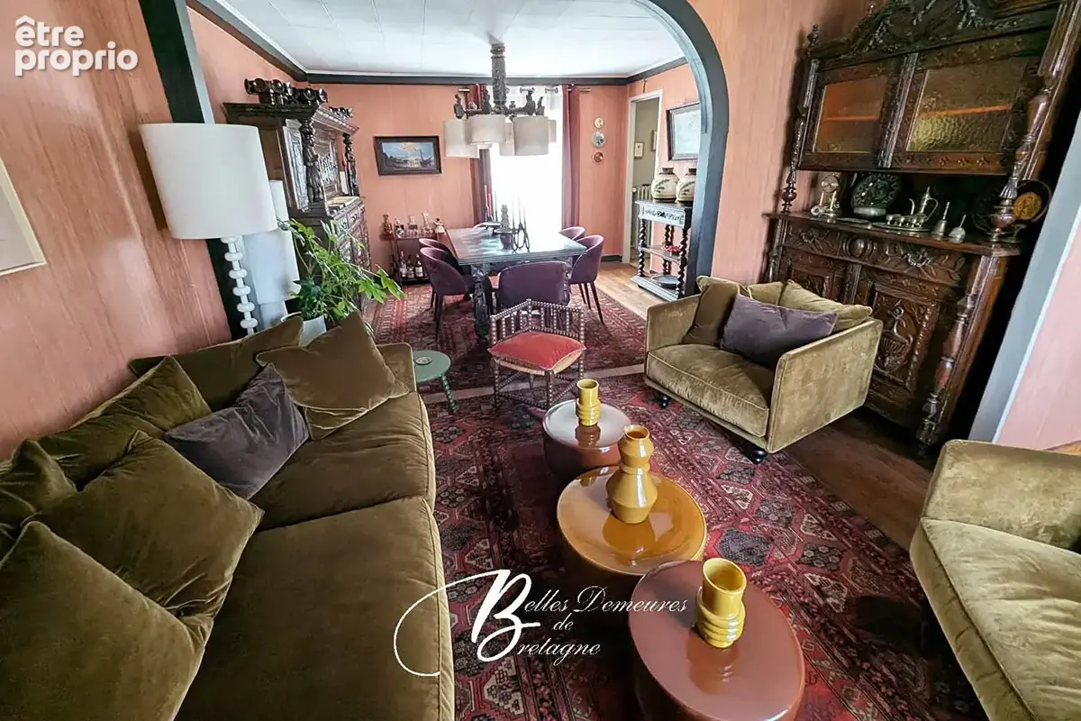 A vendre belle maison des années 50 avec terrain constructible à deux pas de la ria d'Etel - photo 6