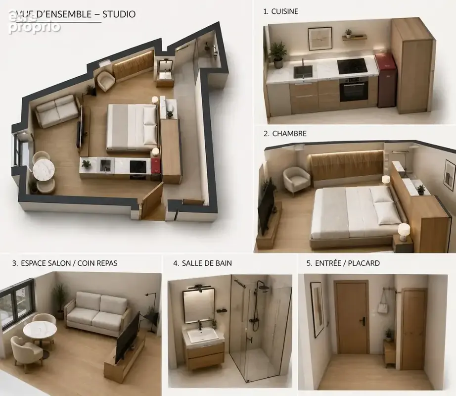 Nice (06300) / pasteur - appartement à renover - usage mixte (commercial et habitation) 27m2 - photo 5