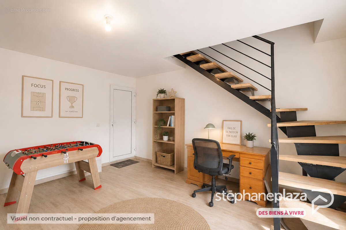 Maison de village de 85m² avec garage de 44m² au centre de Chalamont - photo 8