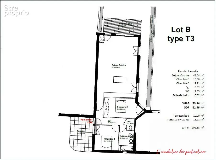 Appartement 3 pièces 79 m² à vendre à Prades-Le-Lez (34730) - photo 9