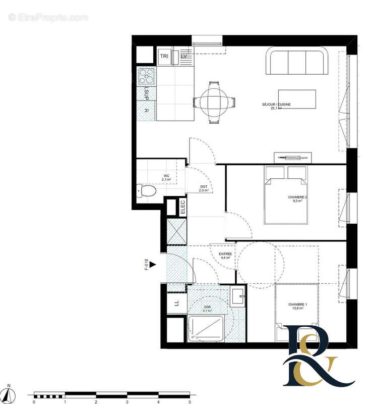 Appartement à OUISTREHAM