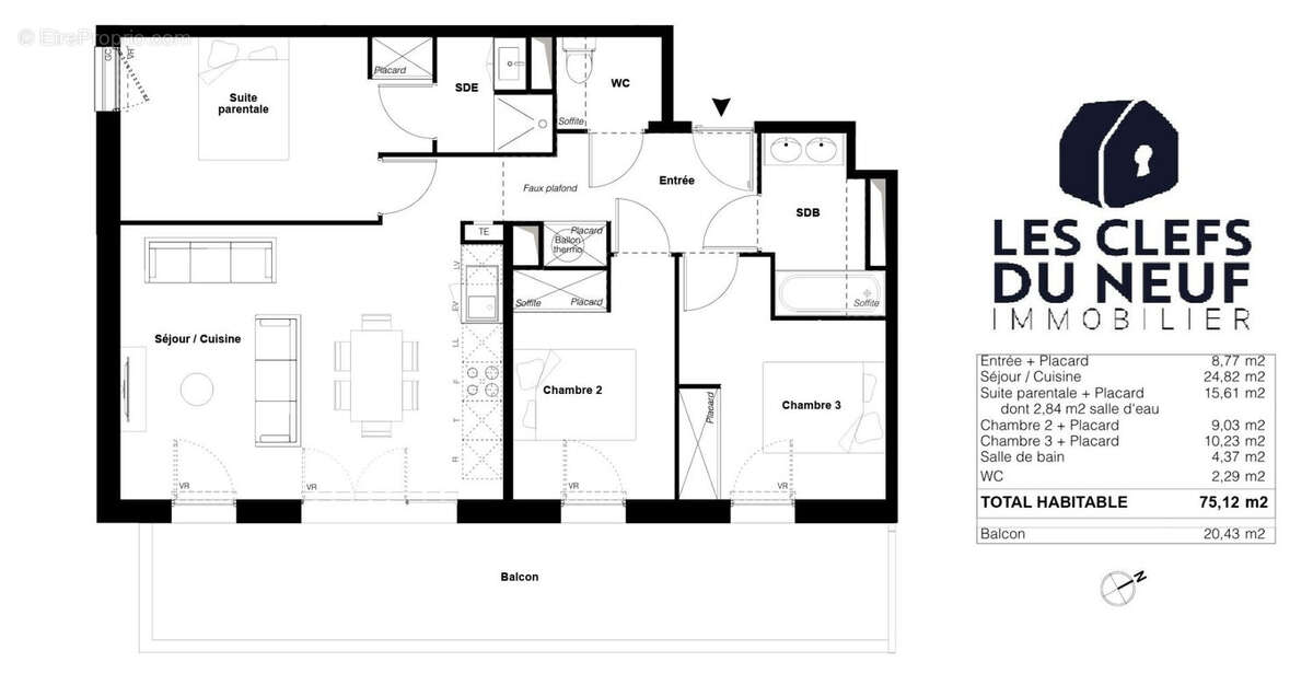 Appartement à TOULOUSE