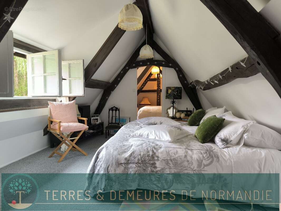 Vallée de Seine, village typique normand, propriété de caractère, au calme, jardin arboré. - photo 10