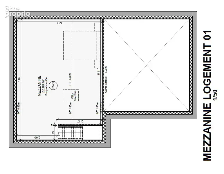 PLAN MEZZANINE
