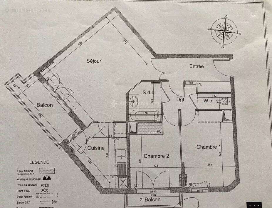 Appartement à GENNEVILLIERS