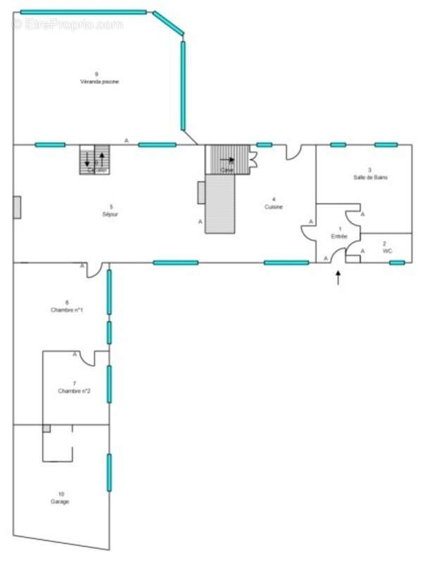 Longere semi plain-pied 140 m² 3 ch garage jardin expo sud-ouest - photo 37
