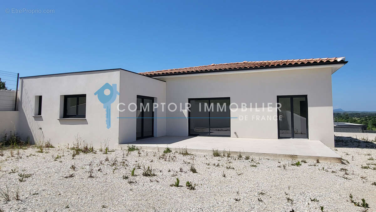 DPT GARD (30), à vendre, NIMES proche, maison neuve de plain-pied type 4, 113m2 habitables, garage, terrain - photo 2