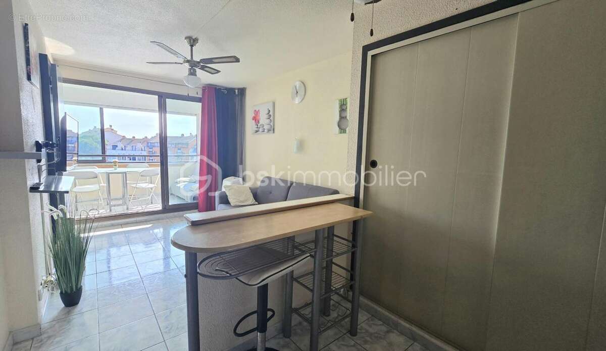 *** le barcares - appartement 2 pieces - vue etang *** - photo 6