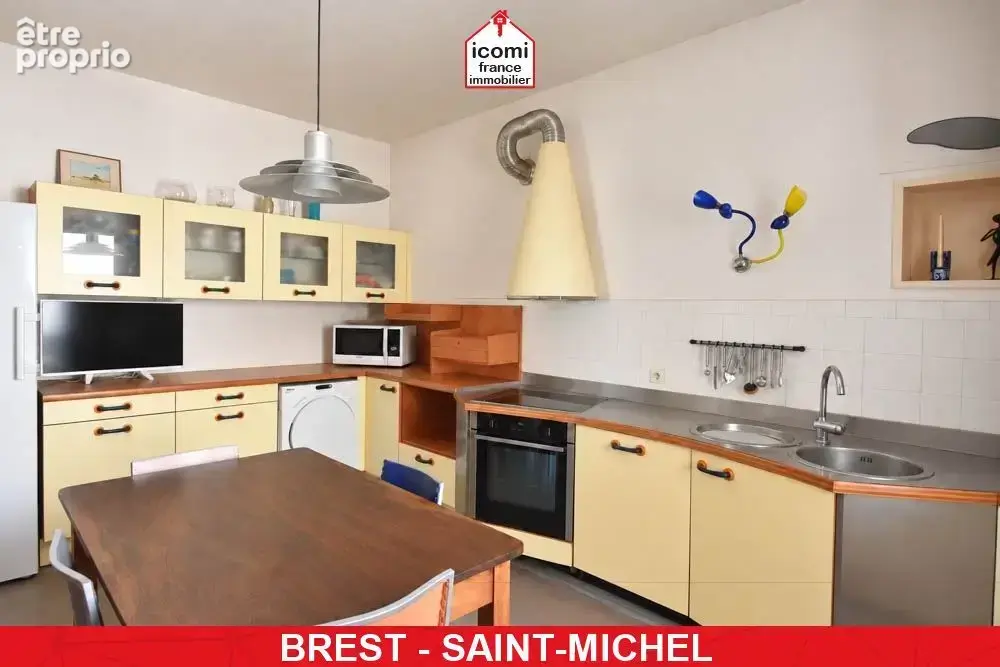 Finistere - brest (29200) - a vendre - appartement de 102 m² - seul au dernier etage - 2 chambres (possible 3) - cave - dpe d -  - photo 4