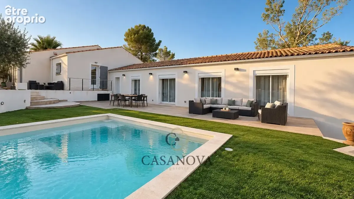 Saint-Gély-du-Fesc  Villa indépendante avec piscine, studio et vue Pic Saint-Loup - photo 15