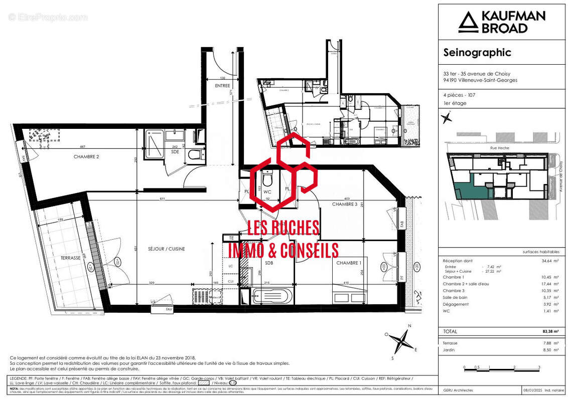 Appartement à VILLENEUVE-SAINT-GEORGES