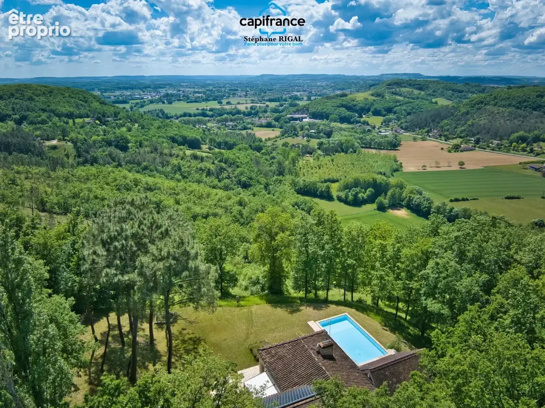 Dpt Lot et Garonne (47), à vendre FUMEL propriété en pierre P7 sur un terrain de 4ha de terrain - photo 3