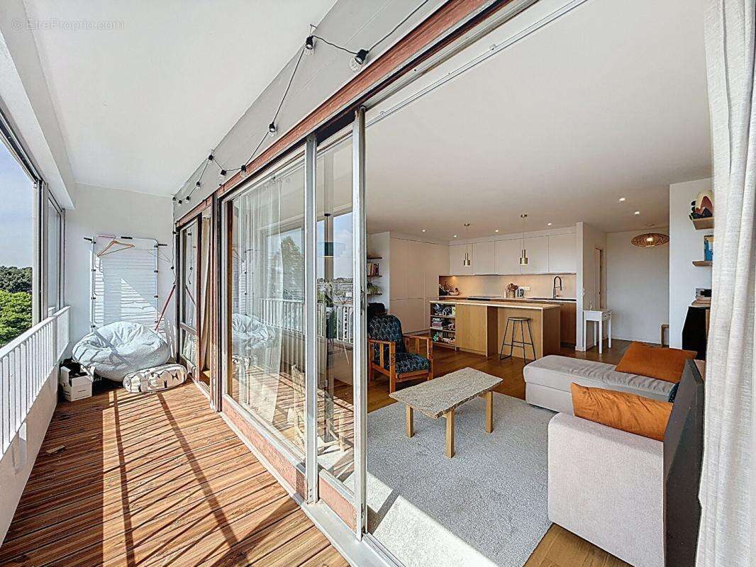 Appartement T3 dernier étage avec vue dégagée. Imaginé par un architecte. Vannes Quartier Albert 1er Trussac - photo 4