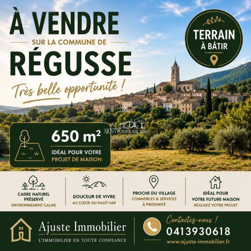 Terrain à REGUSSE