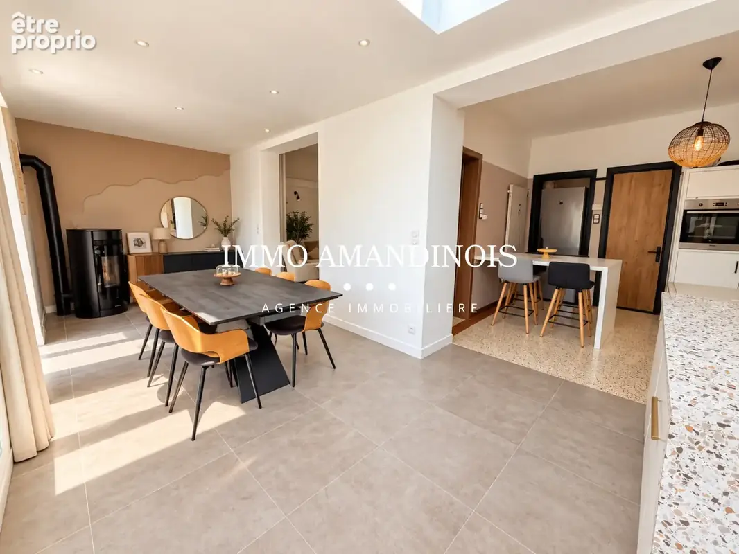 Maison semi individuelle - 3 ch. - bureau - garage - photo 6