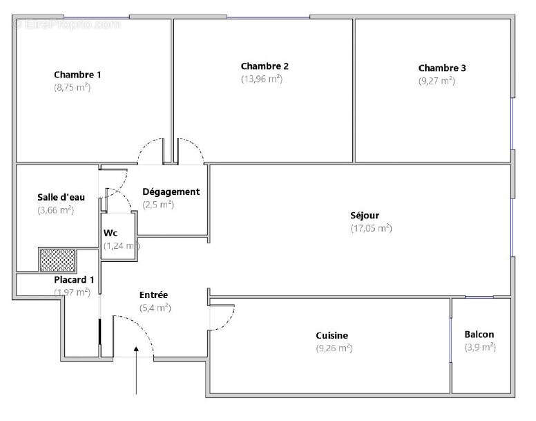 Appartement à MARSEILLE-13E