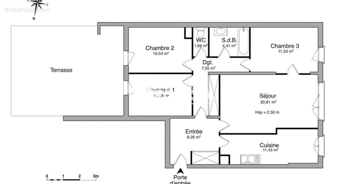 Appartement à LEVALLOIS-PERRET
