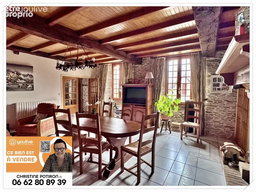 ? À Trévé, 22600 une maison de 223 m2 héritée du XVIIᵉ siècle - photo 4