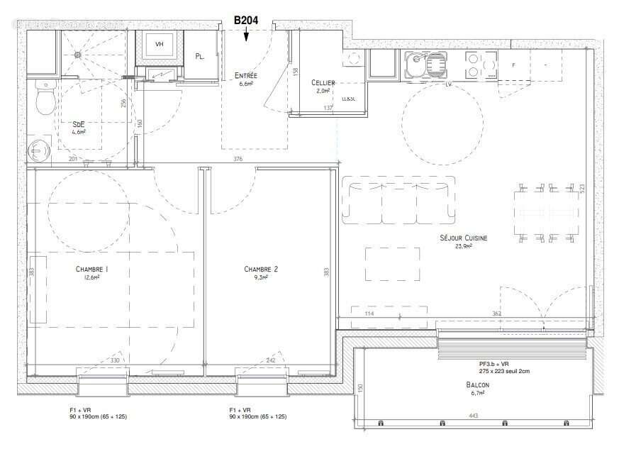 Appartement à LE HAVRE