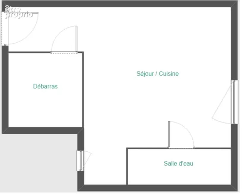 Appartement  studio - 13.20 m2 - rue saint sauveur - paris 2eme - photo 8