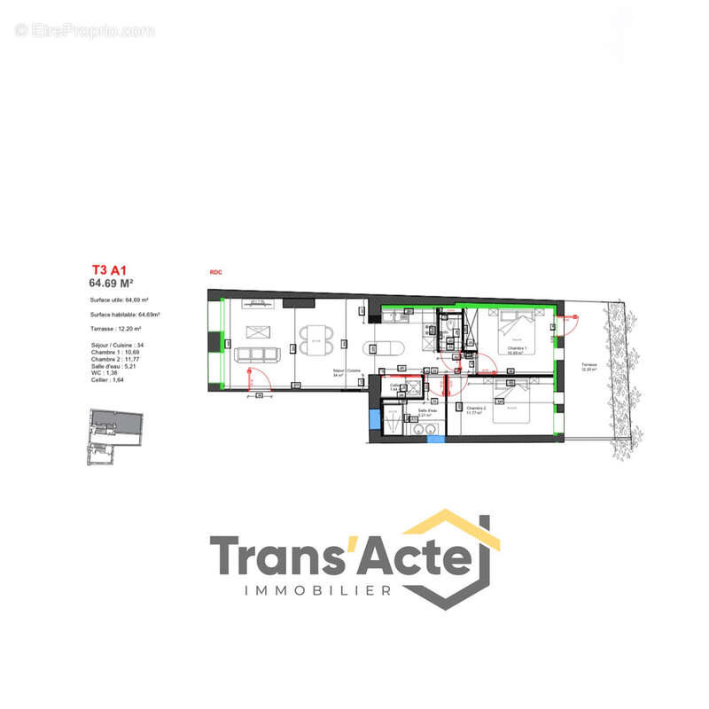 Appartement à ARRAS