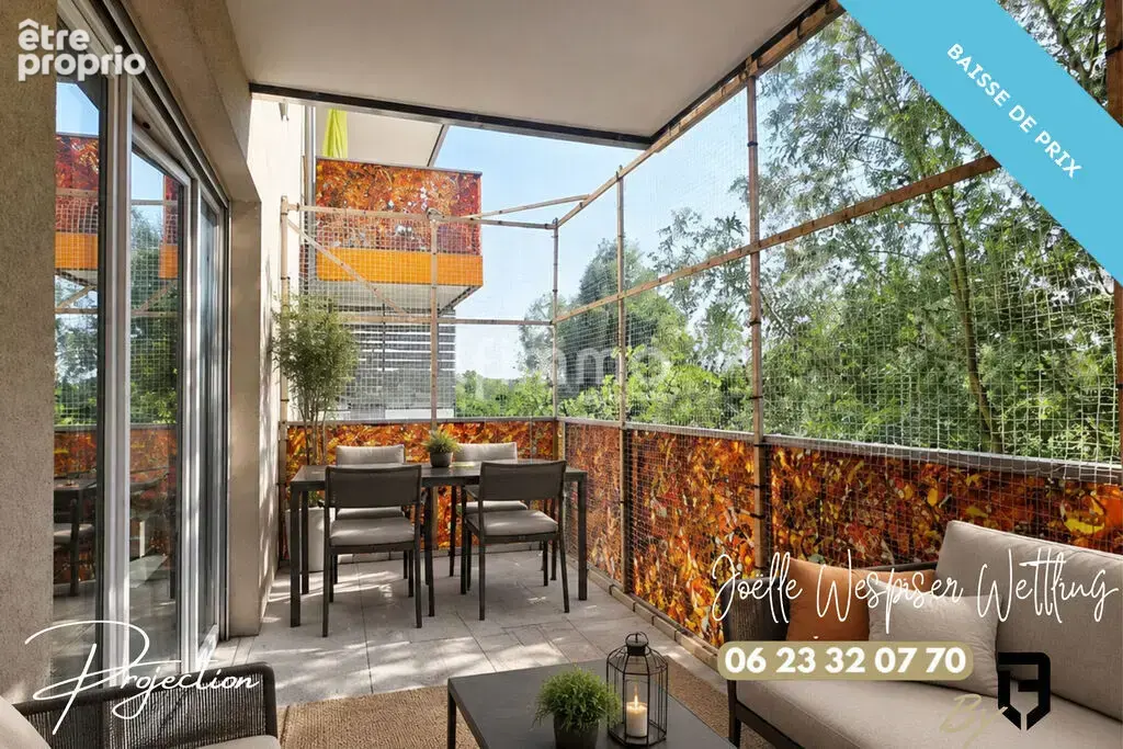 3 pièces 60 m² – résidence 2015, vue nature à Lingolsheim - photo 5