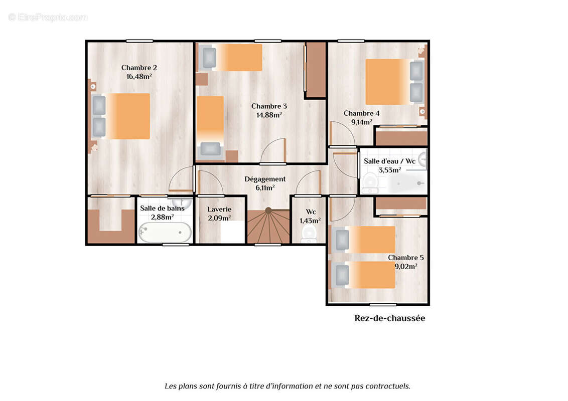 Maison contemporaine - Entièrement rénovée - 130,83m²  - 5 chambres - photo 11