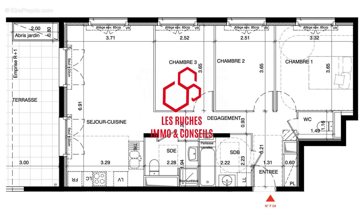 Appartement à BUSSY-SAINT-GEORGES