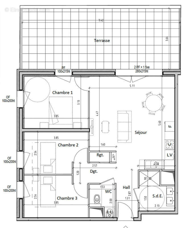 Appartement à CHAMALIERES