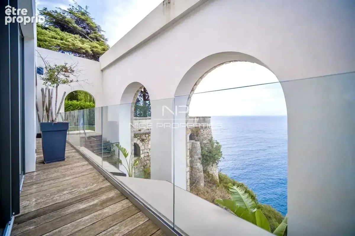Nice – Cap de Nice – Palais Maeterlinck – duplex – vue mer – vue panoramique – terrasse – jardin privatif – accès mer – résidenc - photo 15