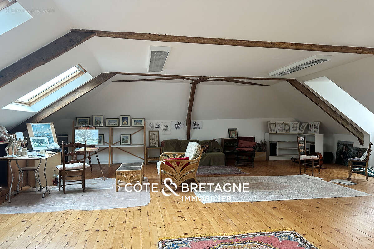 Magnifique manoir de 1870 idéalement situé à guidel dans le morbihan  réf : 2025107 - photo 7