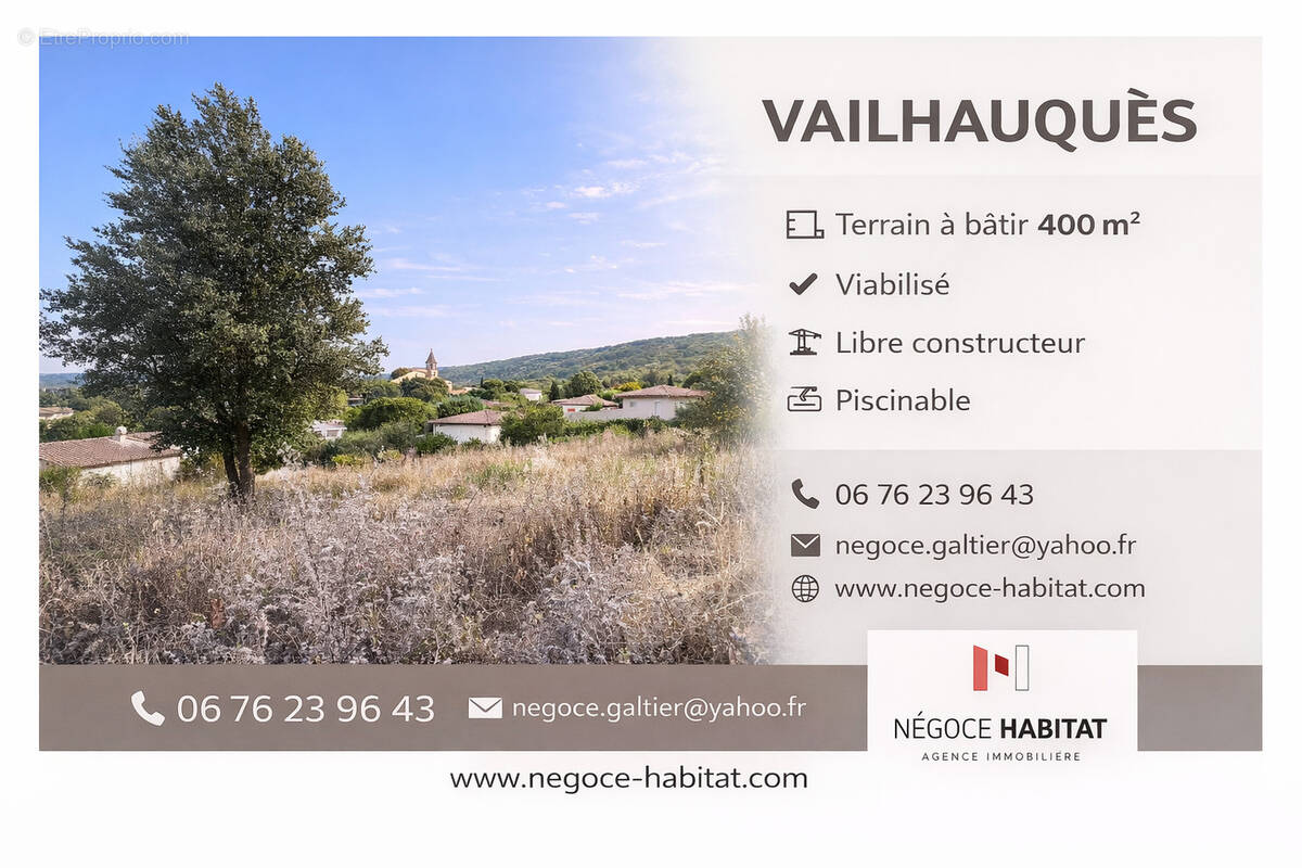 Terrain à VAILHAUQUES
