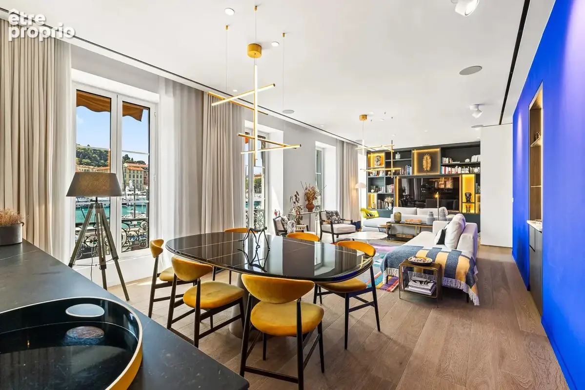 Nice port – appartement 3 pièces  130m²– vue panoramique sur le port lympia - photo 2