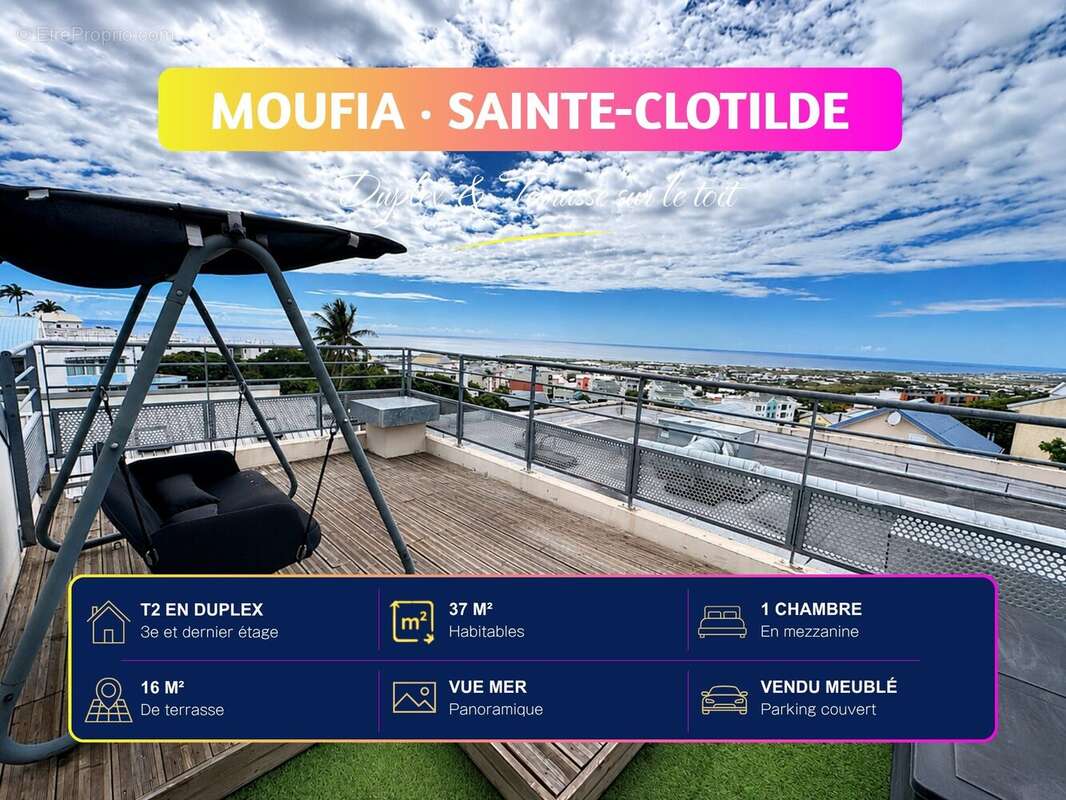 Appartement 37 m² à Saint-Denis  - photo 2