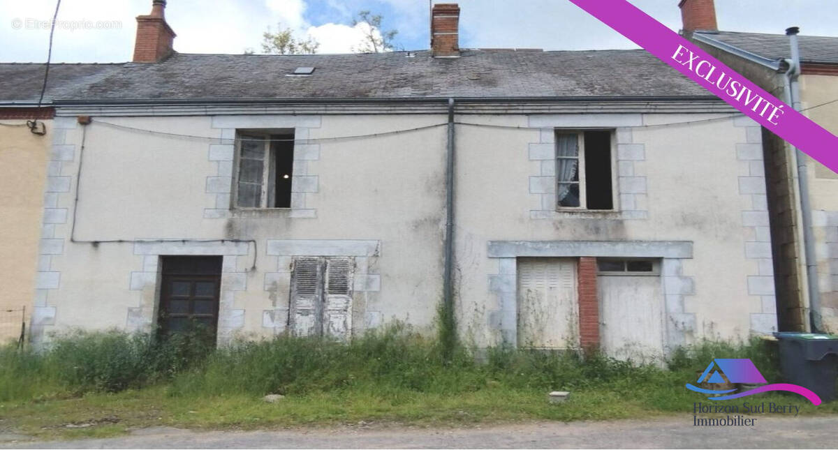 Façade avant - Maison à SAINT-PRIEST-LA-MARCHE