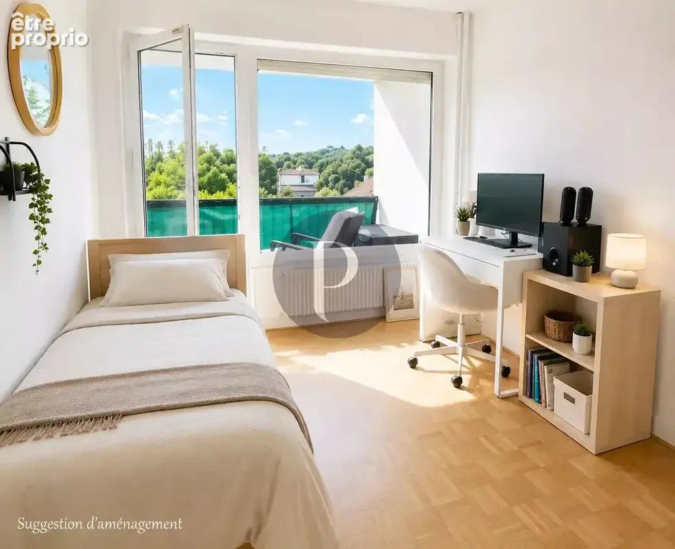Antony - Résidence La Bièvre, appartement 3 pièces de 62 m² - Vue dégagée - photo 9