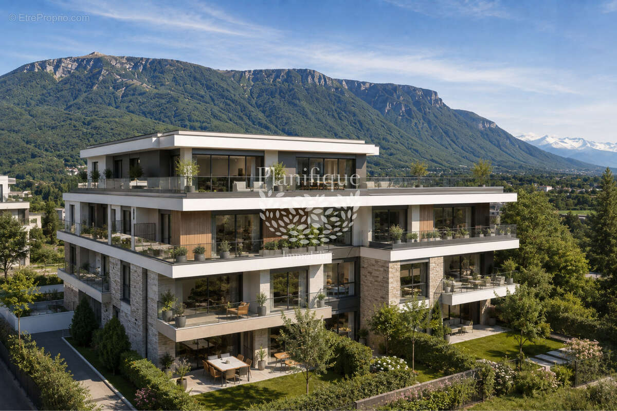 Appartement T3 attique 82 m2 avec grande terrasse à Collonges-sous-Salève - photo 14