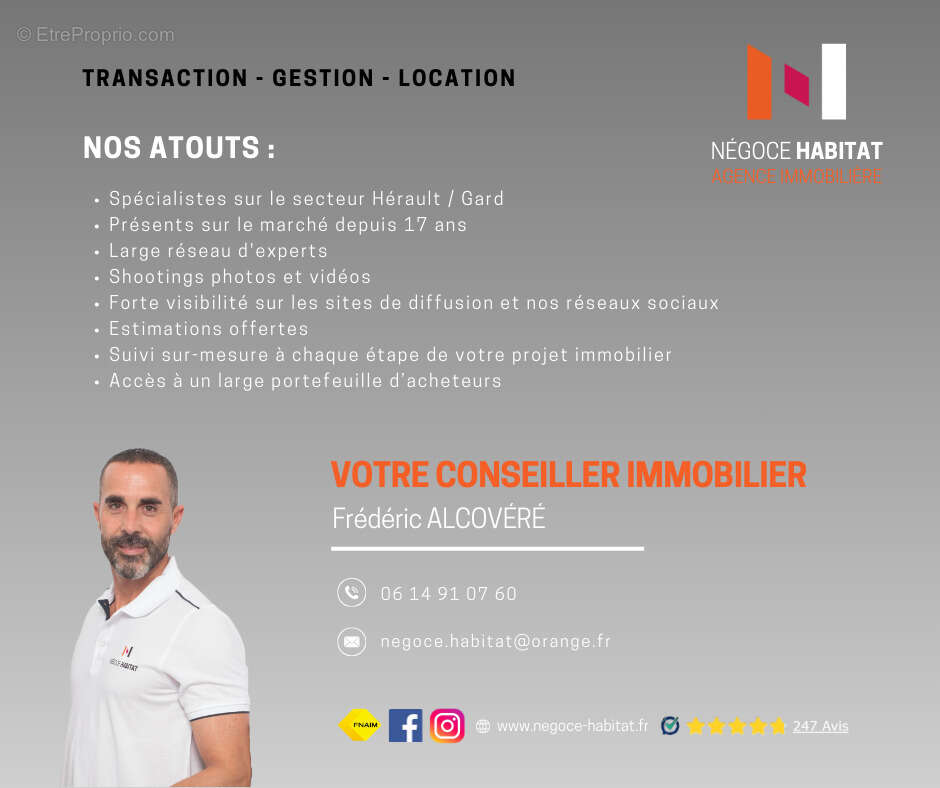 Montarnaud belle villa t6 de 165m2 sur 1196m2 de terrain avec piscine - photo 17