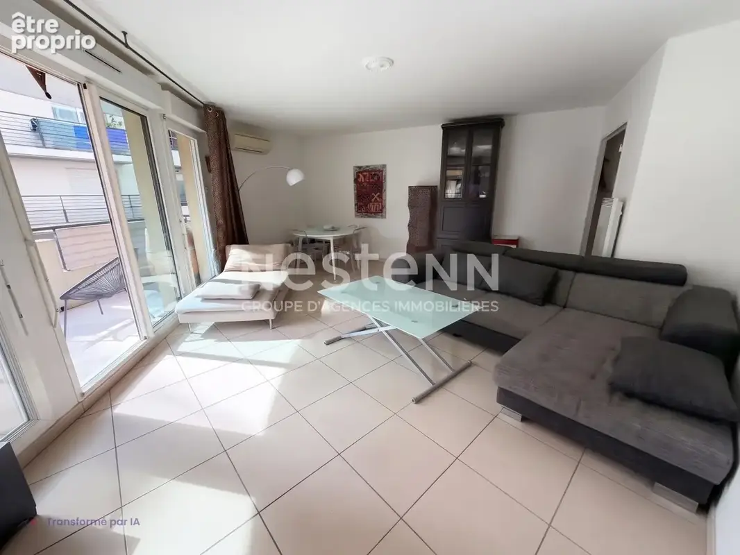 Exclusivité nice riquier 3 pièces avec 2 balcons et garage fermé  résidence récente - photo 1