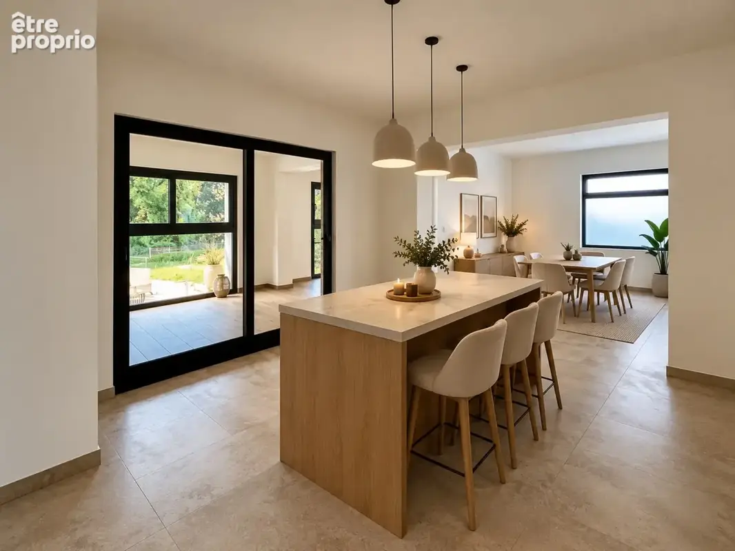 À vendre – Appartement T4 duplex traversant de charme dans une ancienne bâtisse rénovée à Viuz-en-Sallaz - photo 4