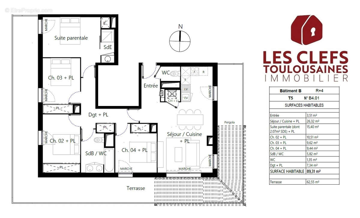Appartement à BLAGNAC