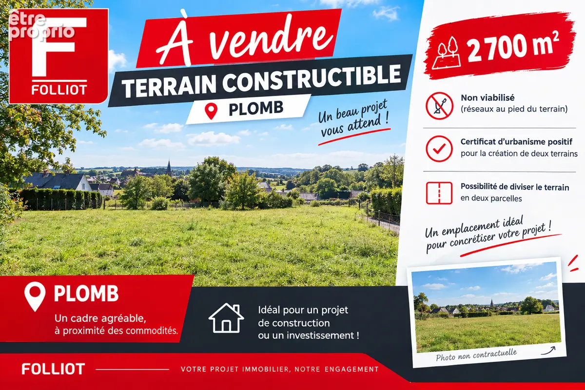 Terrain à SAINTE-PIENCE