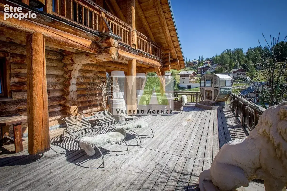 Chalet d'exception en rondins au pied des pistes - photo 29