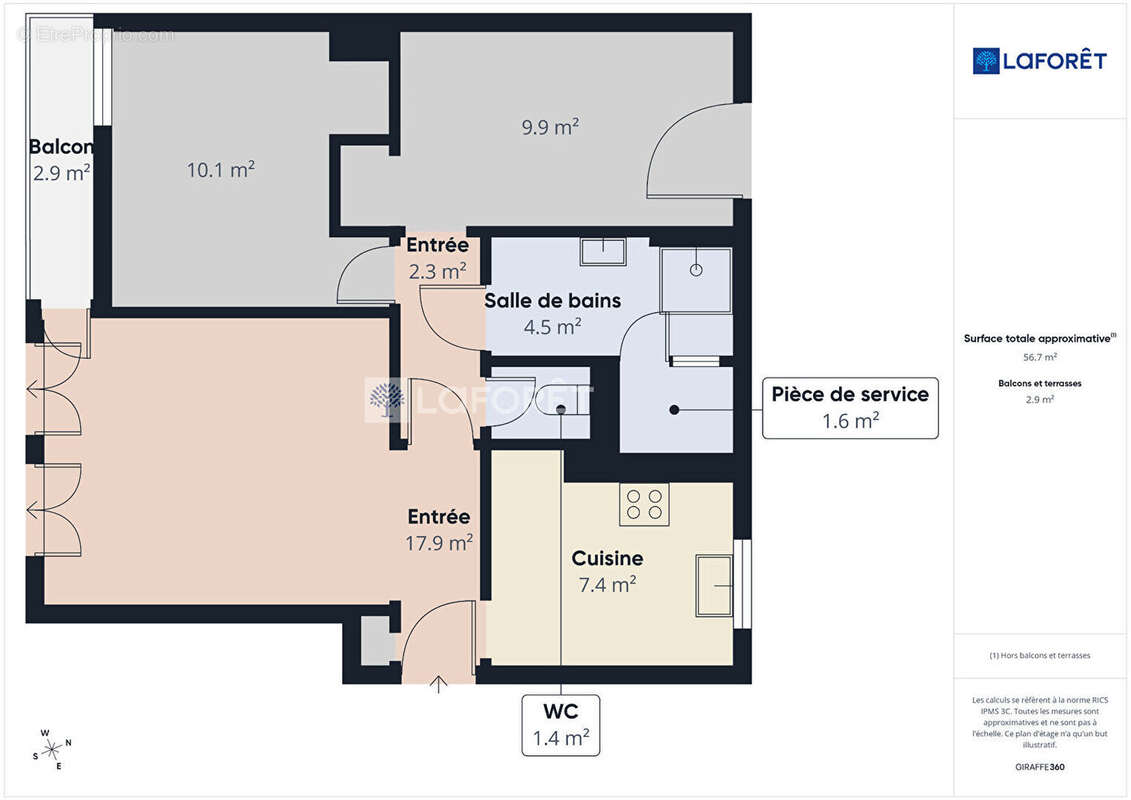 Appartement à QUIMPER