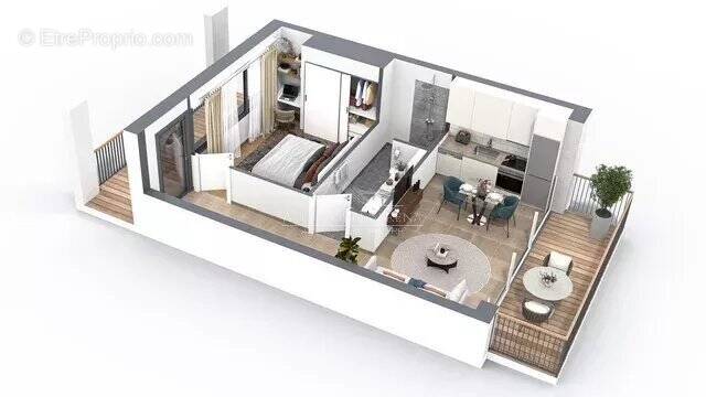 Appartement t2 neuf - solaro - photo 3